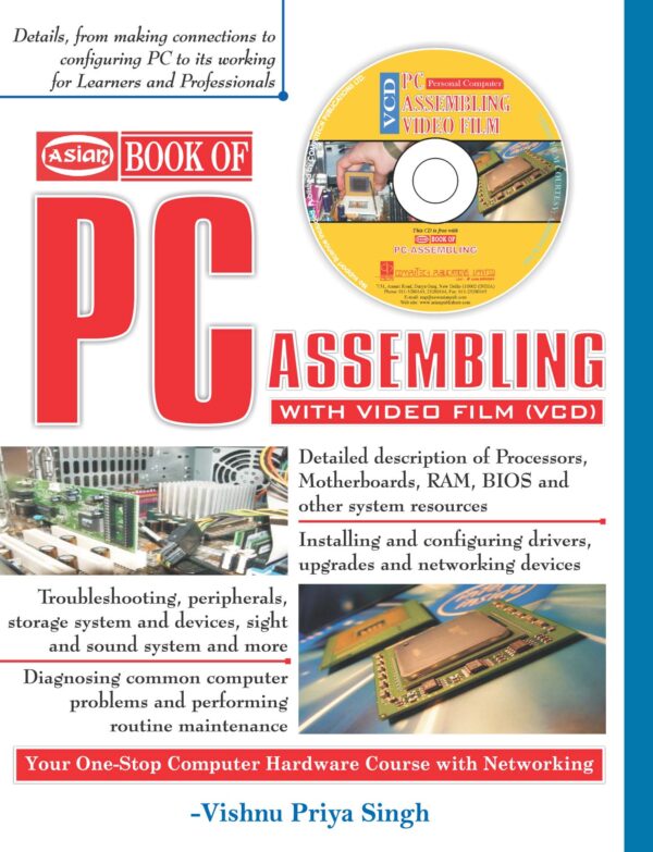 ASIAN BOOK OF PC ASSEMBLING WITH VIDEO FILM QR CODE
