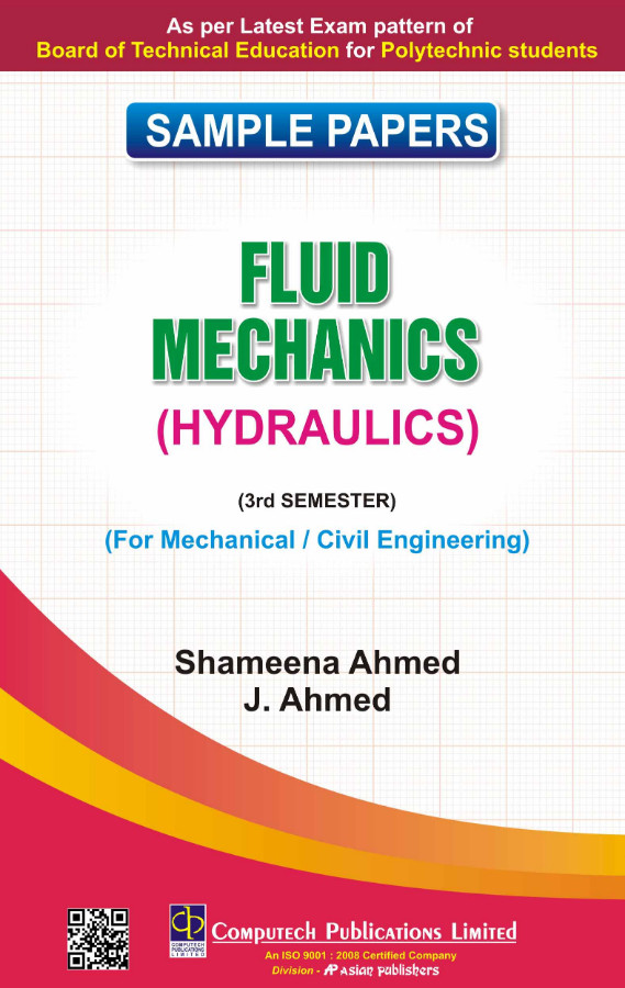 SAMPLE PAPER FLUID MECH./HYDRAULICS (3RD SEM.)(MECH./CIVIL ENGG.)