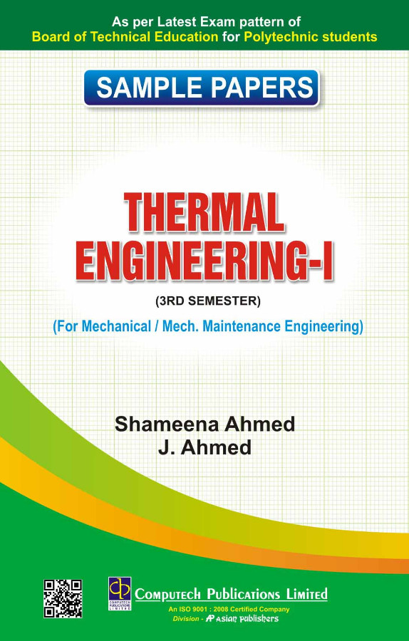 SAMPLE PAPER THERMAL ENGG.-I (3RD SEM.) (MECH./MAINT.ENGG.)