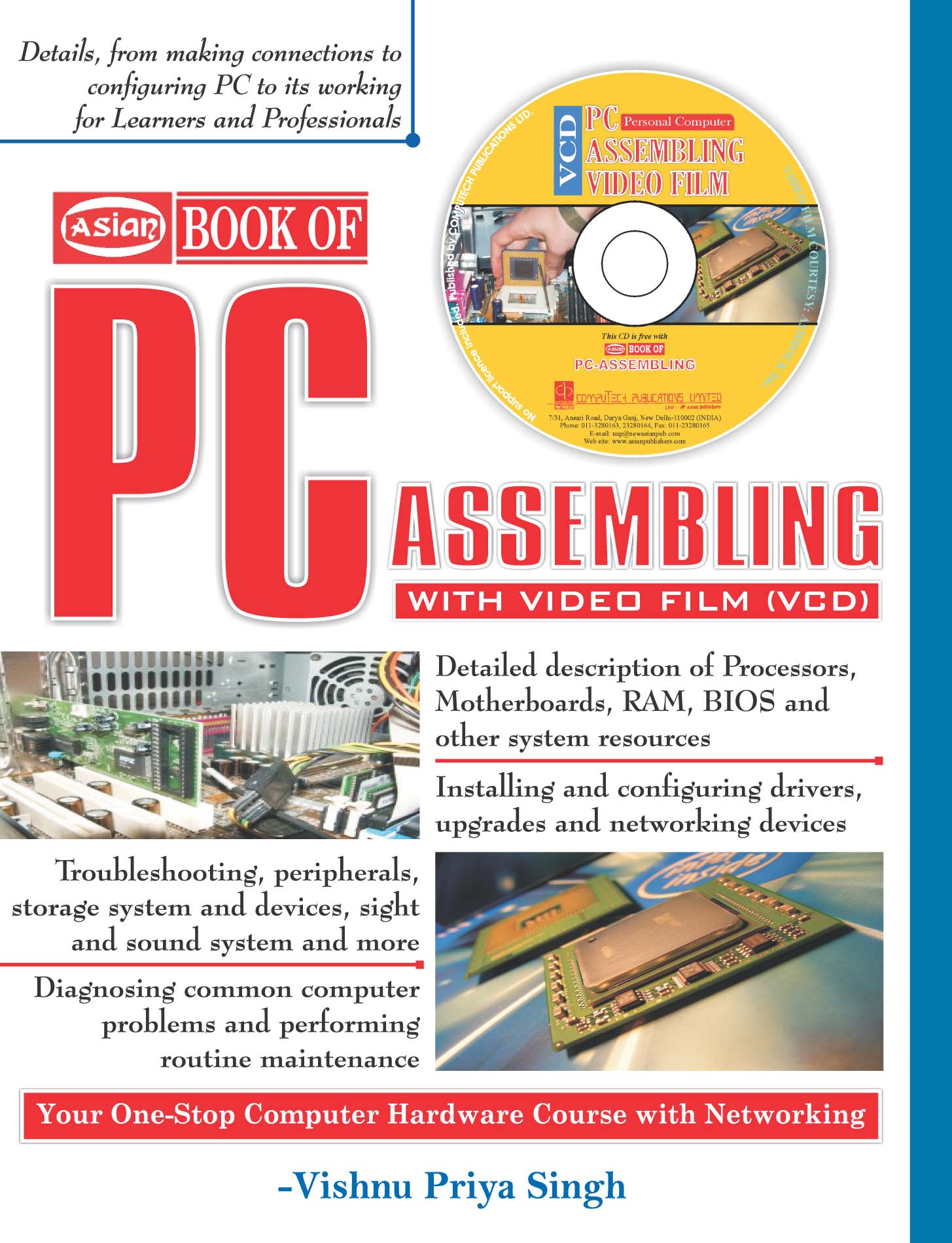 ASIAN BOOK OF PC ASSEMBLING WITH VIDEO FILM QR CODE